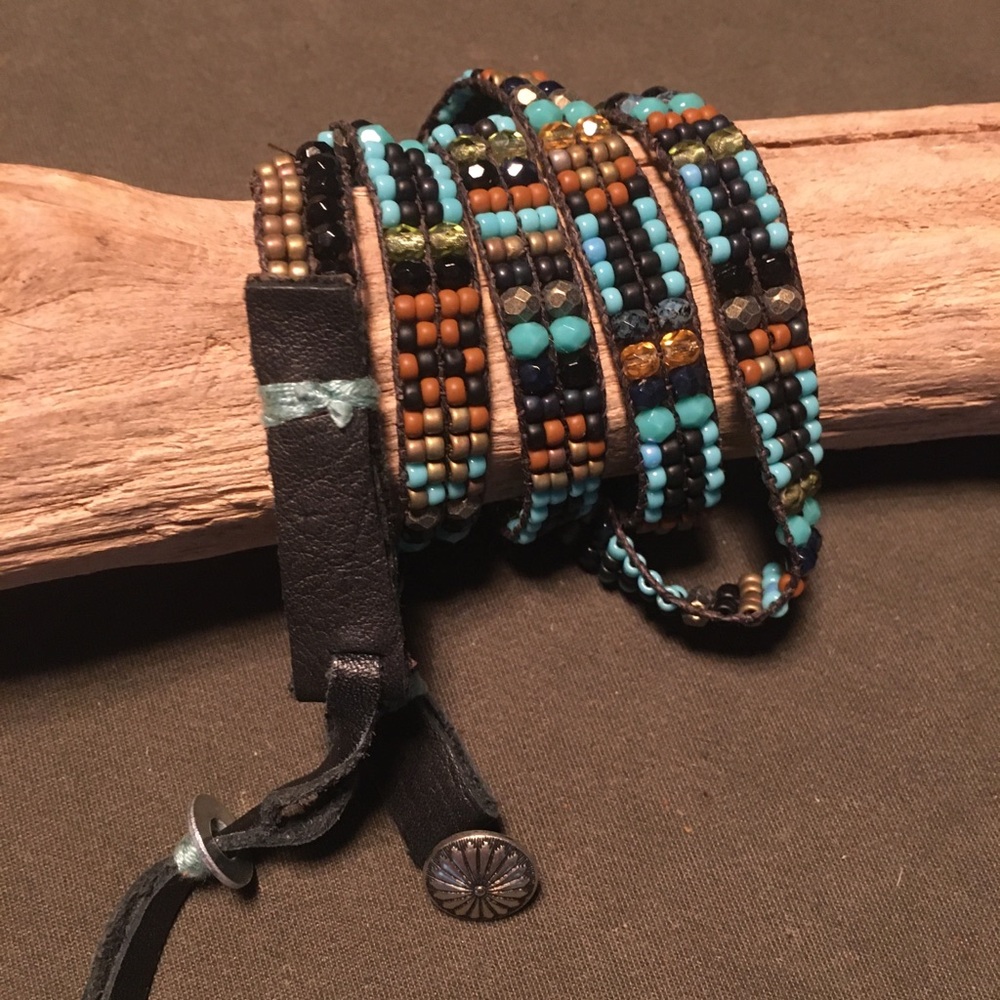 Sundance style wrap bracelet - Picture 3 of 5
